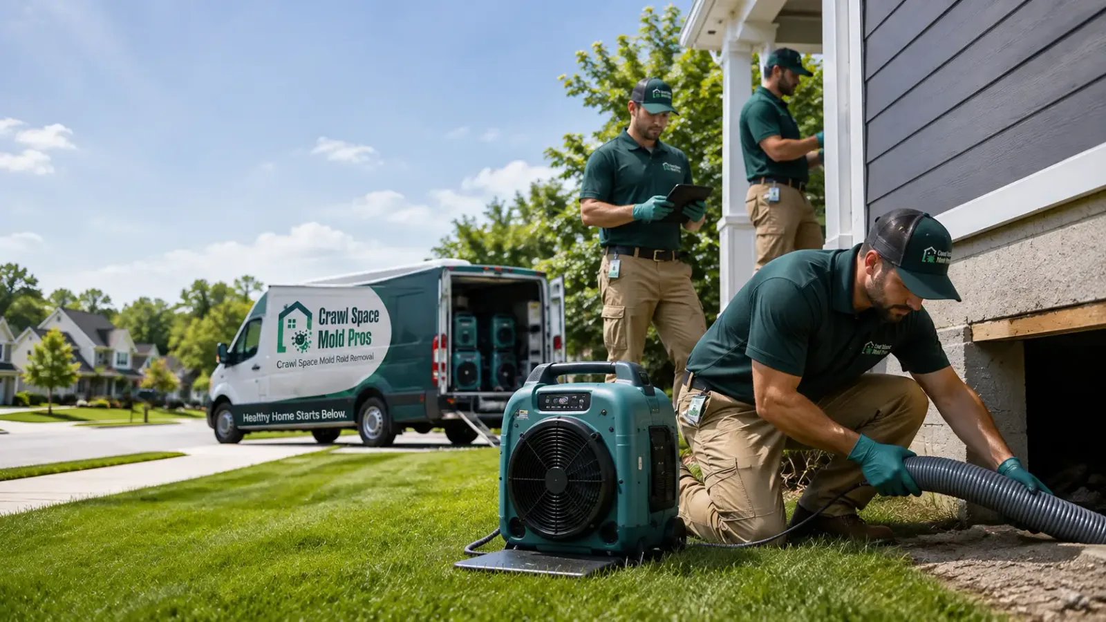 Crawl Space Mold Removal in Pikesville, MD